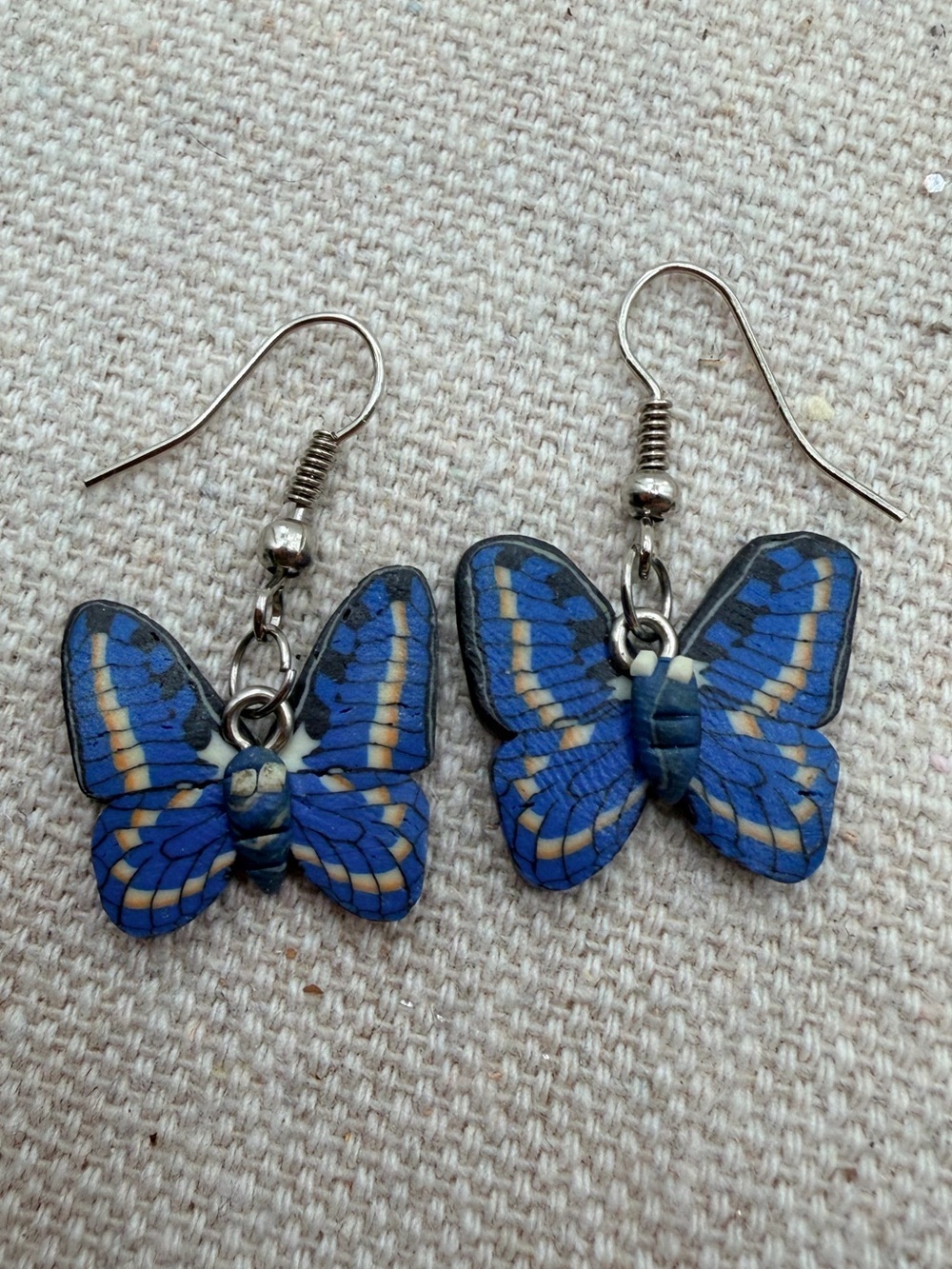 Blue Butterfly Drop Earrings - Women Jewelry